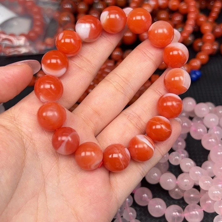 ·***·南红玛瑙未镶嵌手链