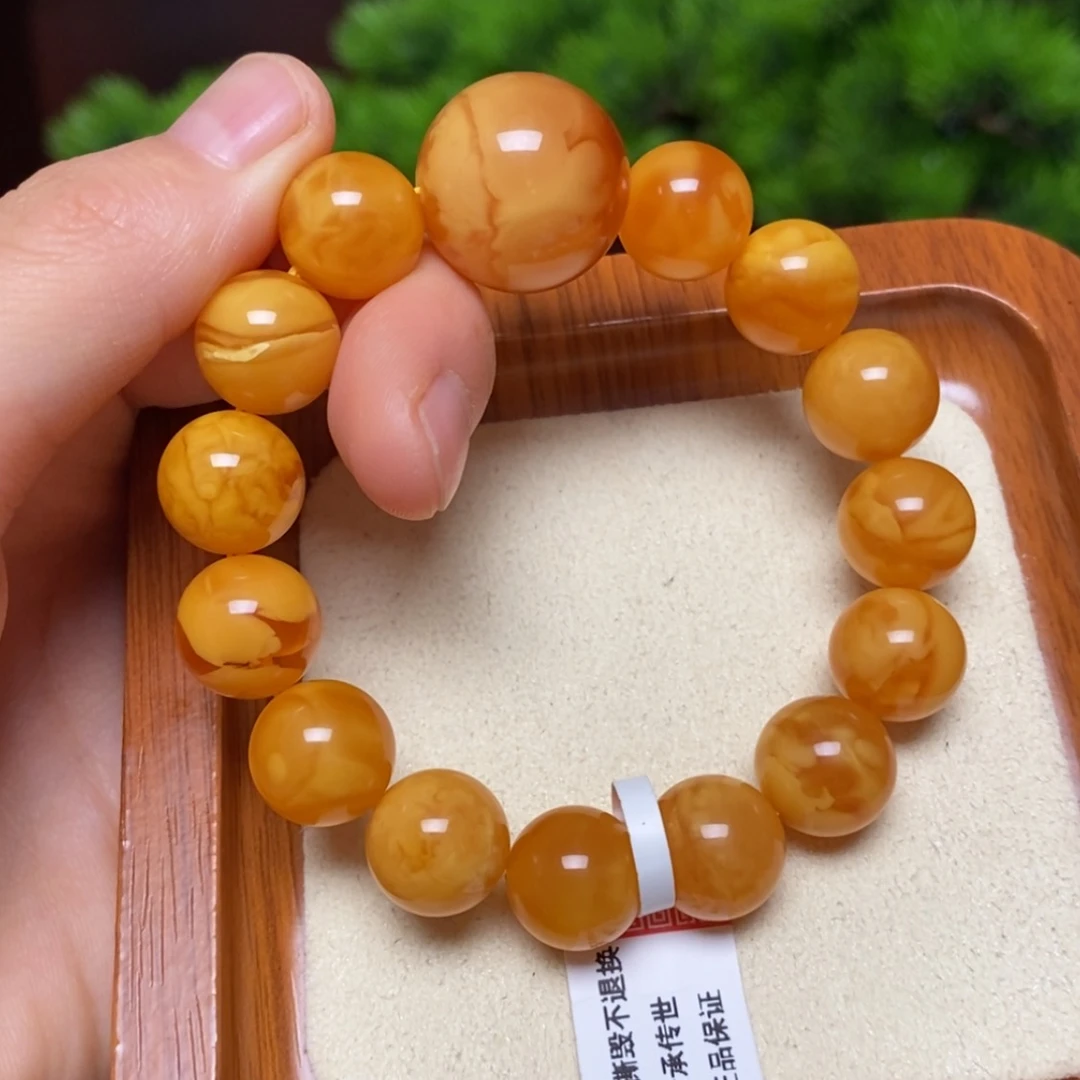 【闪购商品】未镶嵌蜜蜡手链手串