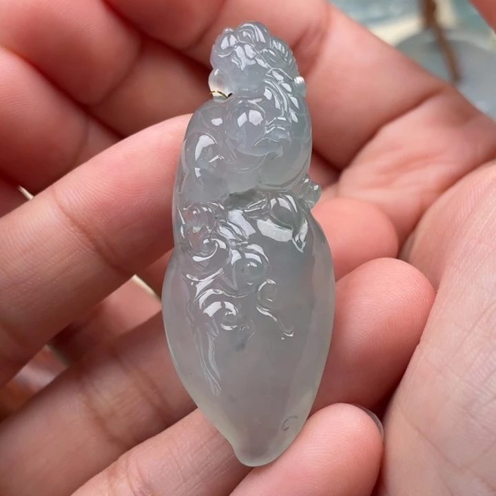 翡翠未镶嵌颈饰天然翡翠a货
