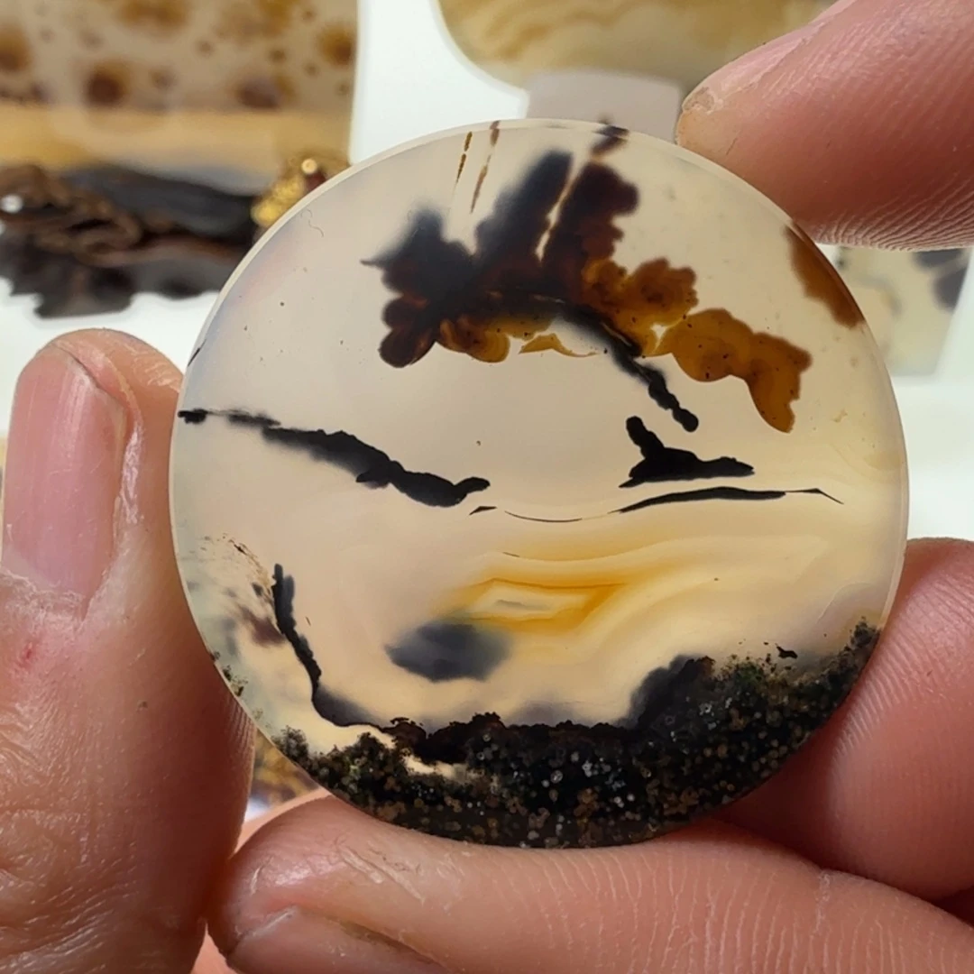 玛瑙/玉髓未镶嵌珠宝半成品