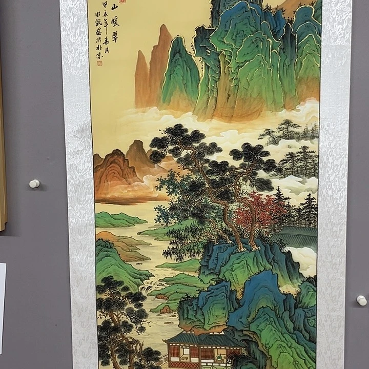 国画纯手绘国画山水画闪购链接