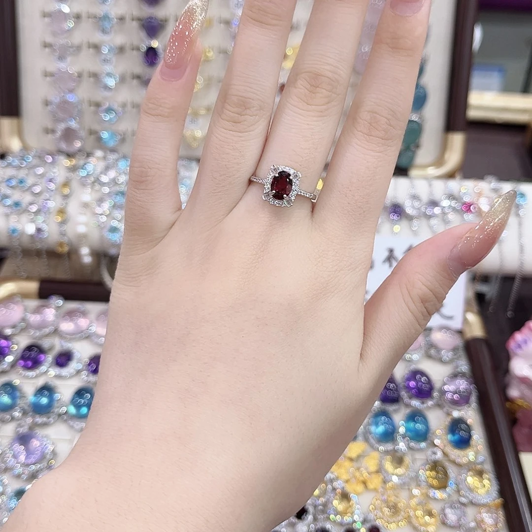 银S925镶嵌黄晶戒指