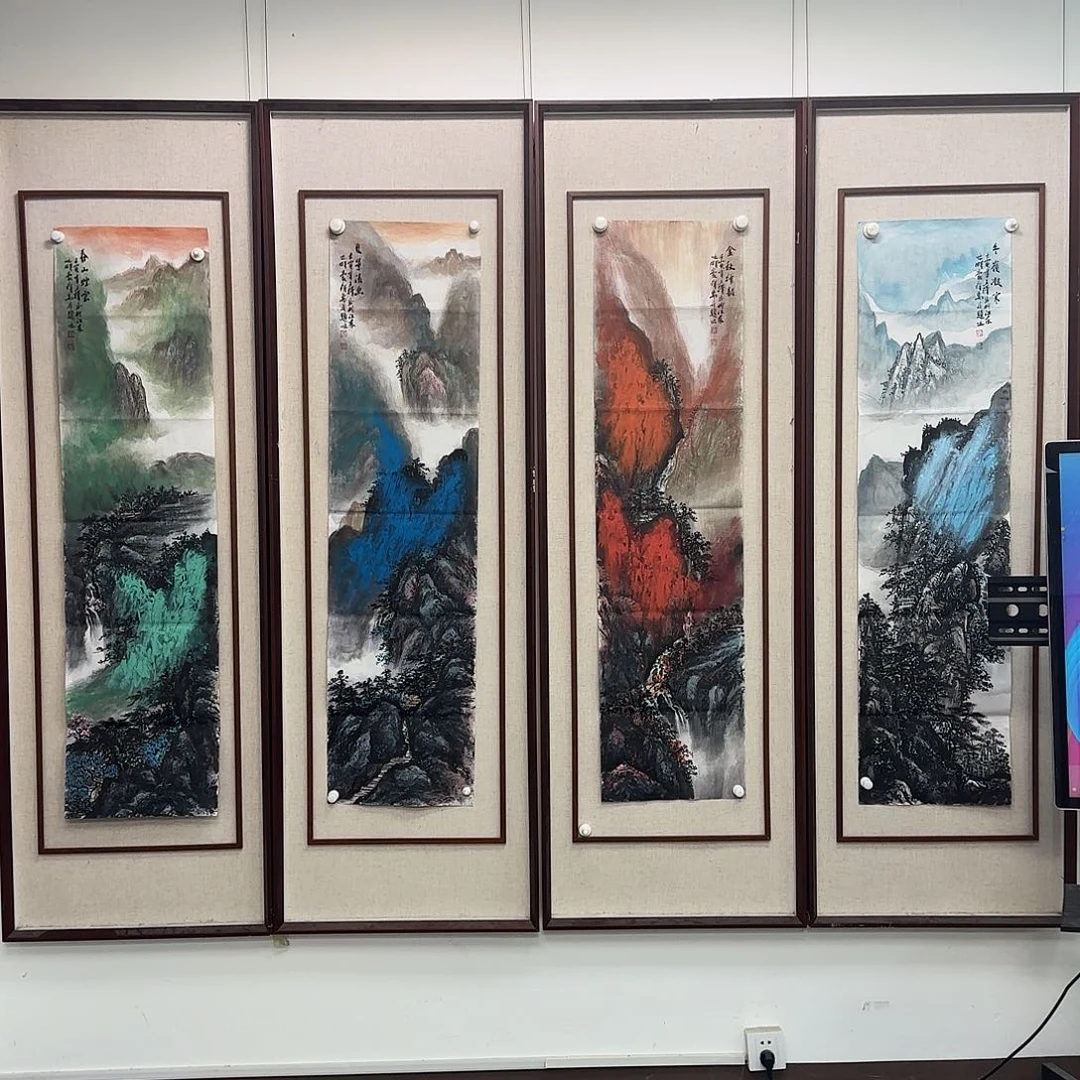 书法作品多次参加