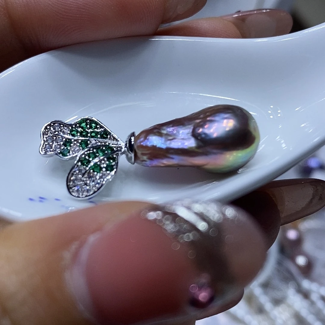 淡水珍珠耳钉未镶嵌