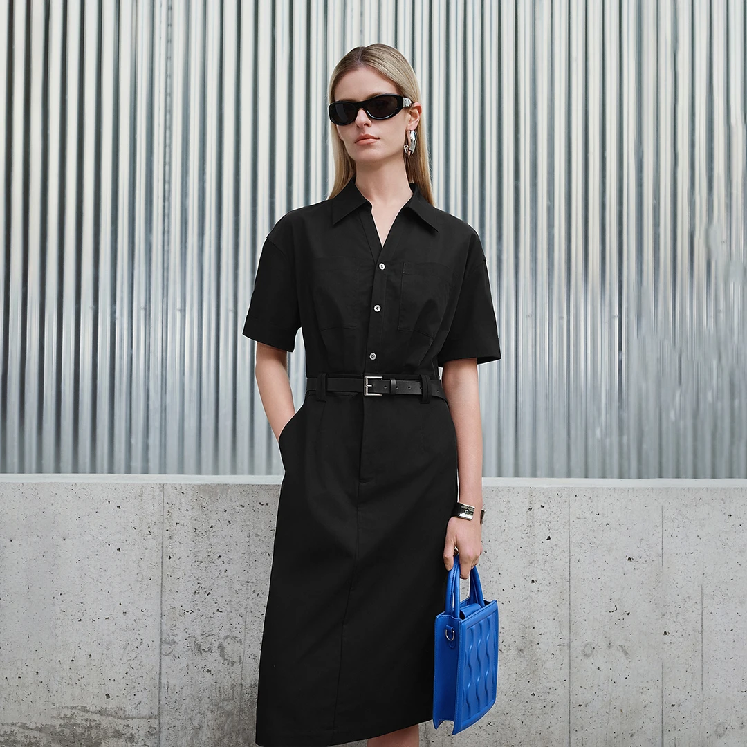 COVERINS2025夏季新款连衣裙CC35205080