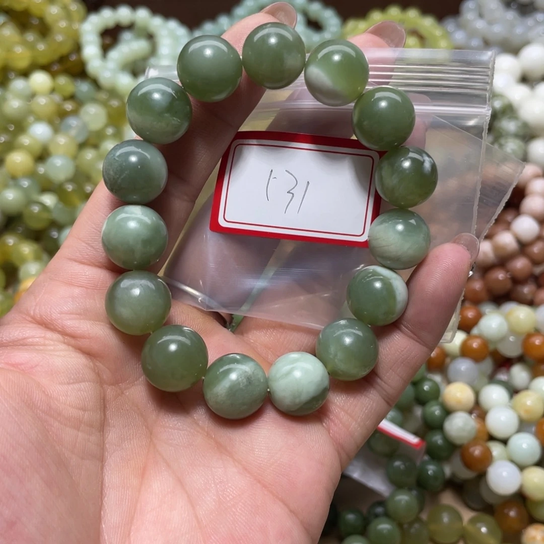 蛇纹石玉未镶嵌手串