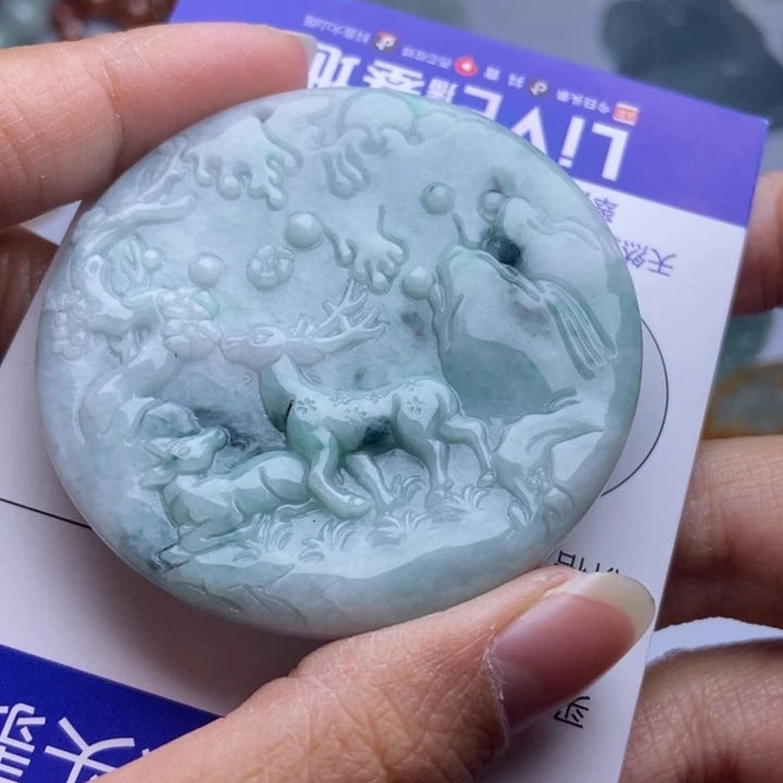 翡翠颈饰未镶嵌翡翠