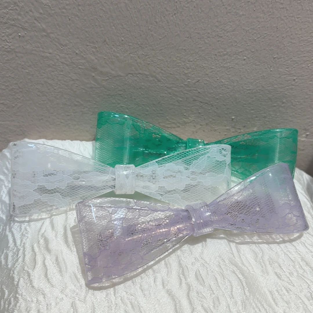 韩系原色蝴蝶结发夹Y132