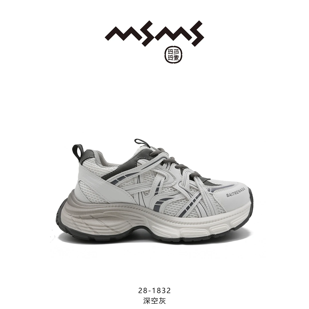 【玛莎玛索】28-1832春季新款时尚百搭女士潮流厚底老爹鞋