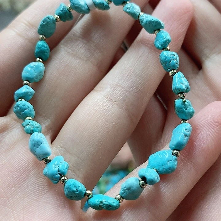 未镶嵌绿松石珠宝奇石