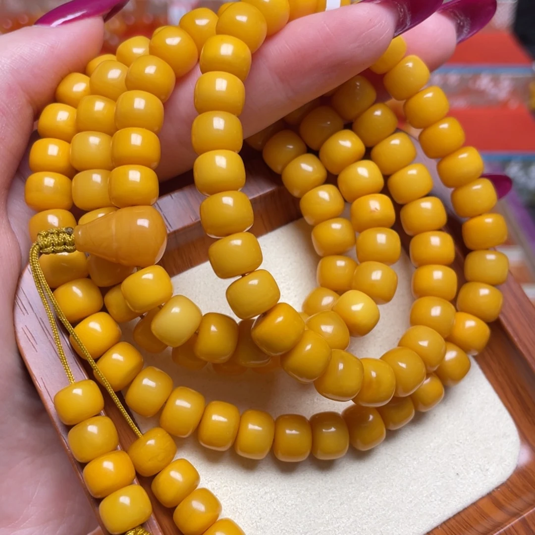 蜜蜡未镶嵌手链手串