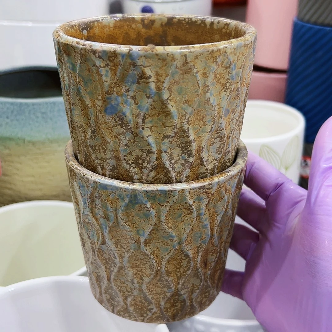 有孔外贸尾单陶瓷花盆凑单18米包邮