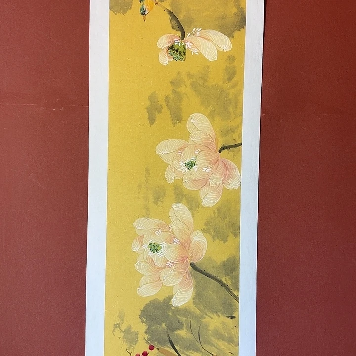 国画听兰老师花鸟