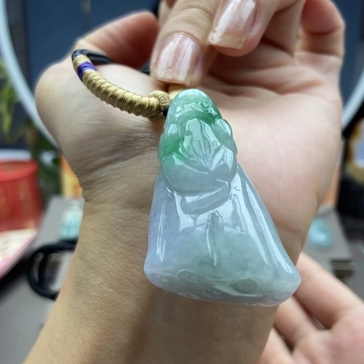 翡翠未镶嵌颈饰吊坠9