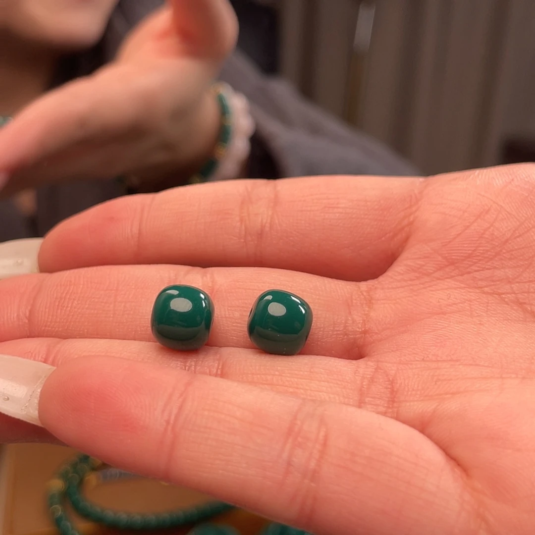 树脂非金属5颗9.5mm绿料老型