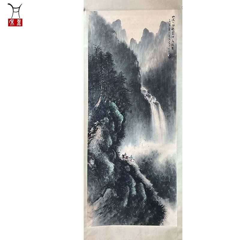 L1003黎先生XC山水立轴68x136/8.3平尺