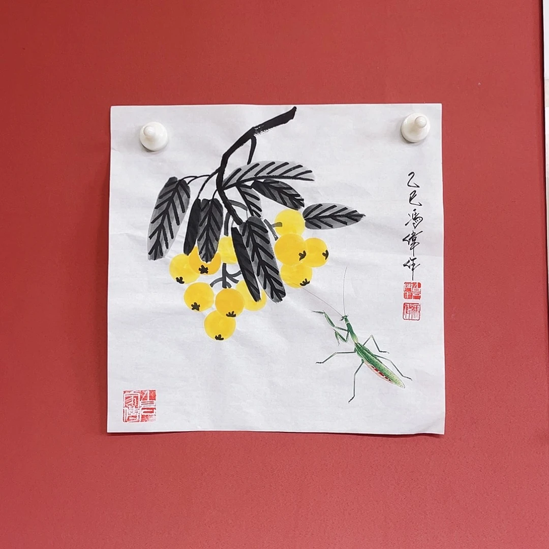 国画冯伟老师手绘国画作品音浩