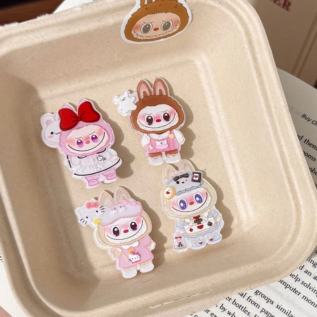 卡通拉布布变装发夹ins少女心可爱刘海侧边发卡百搭头饰女新款