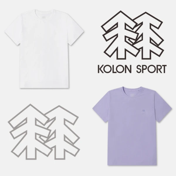 女款KOLON SPORT/可隆 Sorona面料户外速干冰感运动休闲圆领短袖