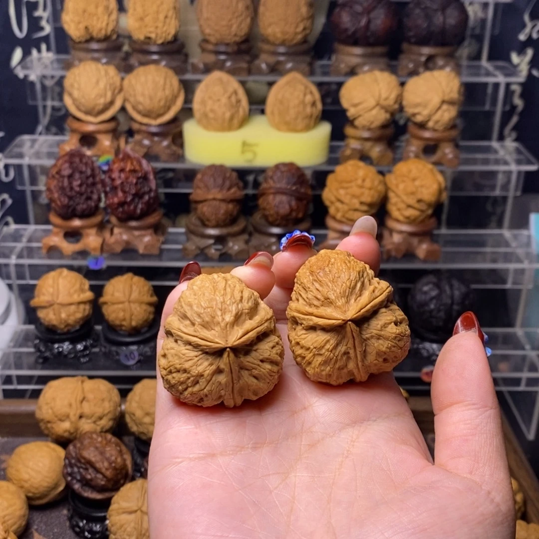 把件文玩核桃Z55三棱40尺