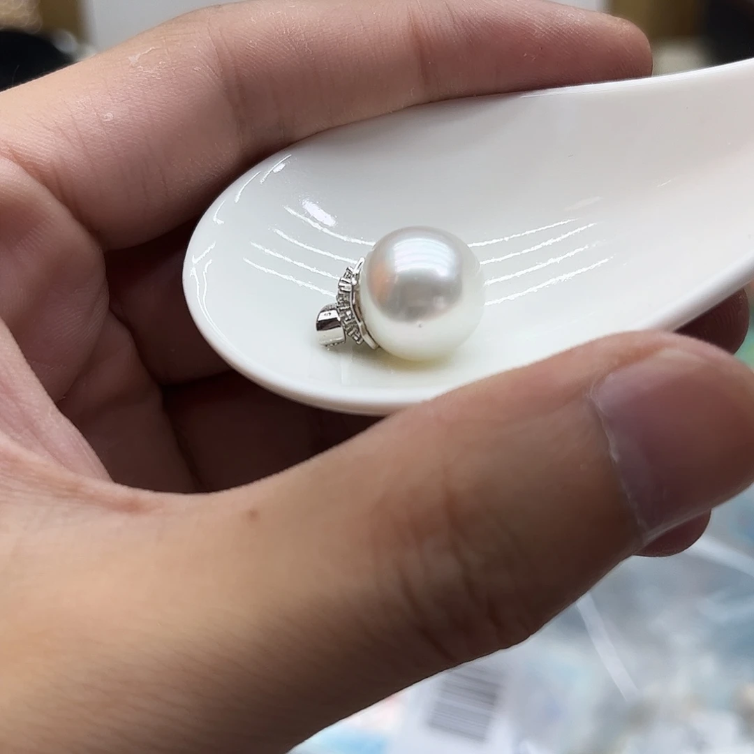 海水珍珠颈饰银S925镶嵌