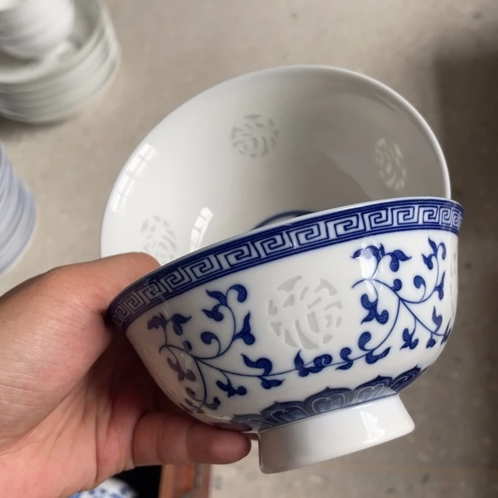 摆件景德镇高温细白瓷餐具