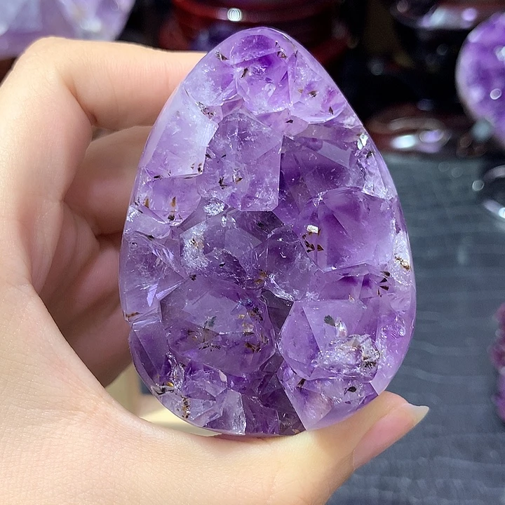 小****未镶嵌珠宝半成品紫晶福利不退