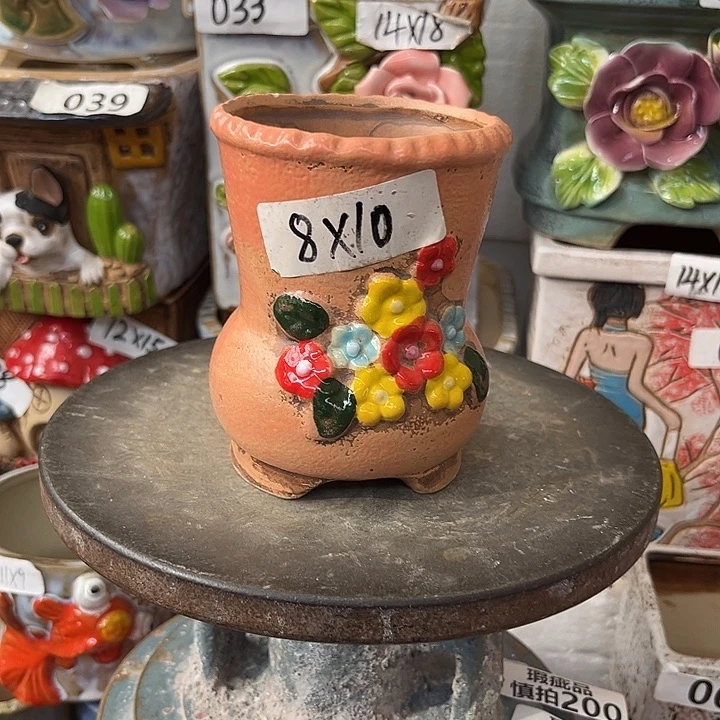 粗陶材质多肉花盆