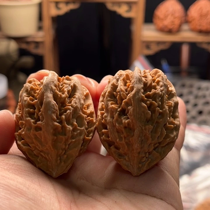 文玩核桃把件楸大胖52