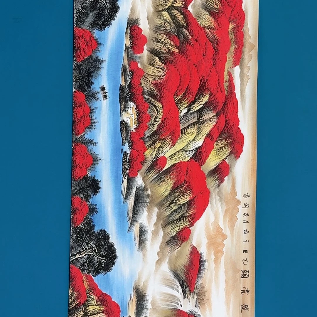 国画国画苗苗纯手绘作品