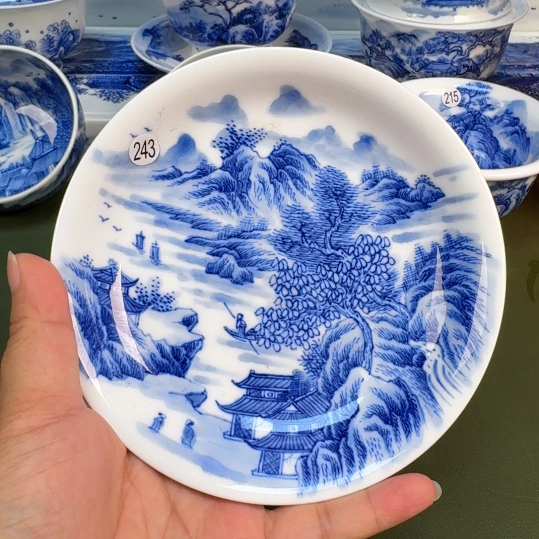 景德镇纯手绘茶具圆圆243