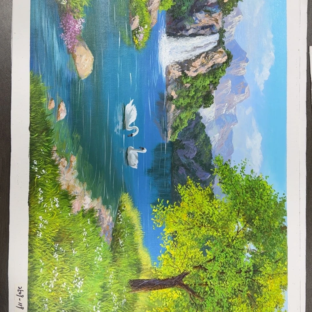 油画加油加油努力加油加油