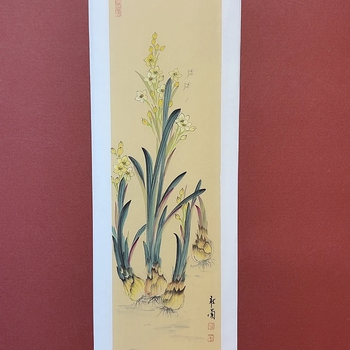 国画听兰老师花鸟
