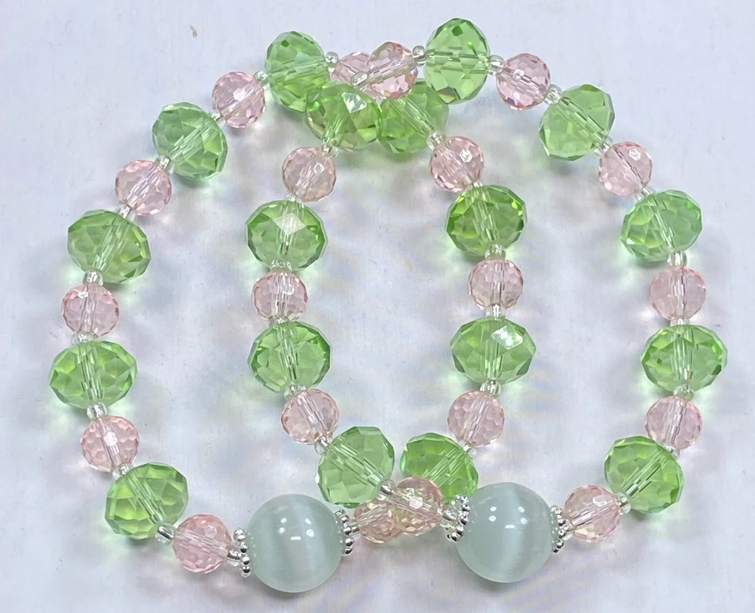 粉绿12mm手串发一条K75