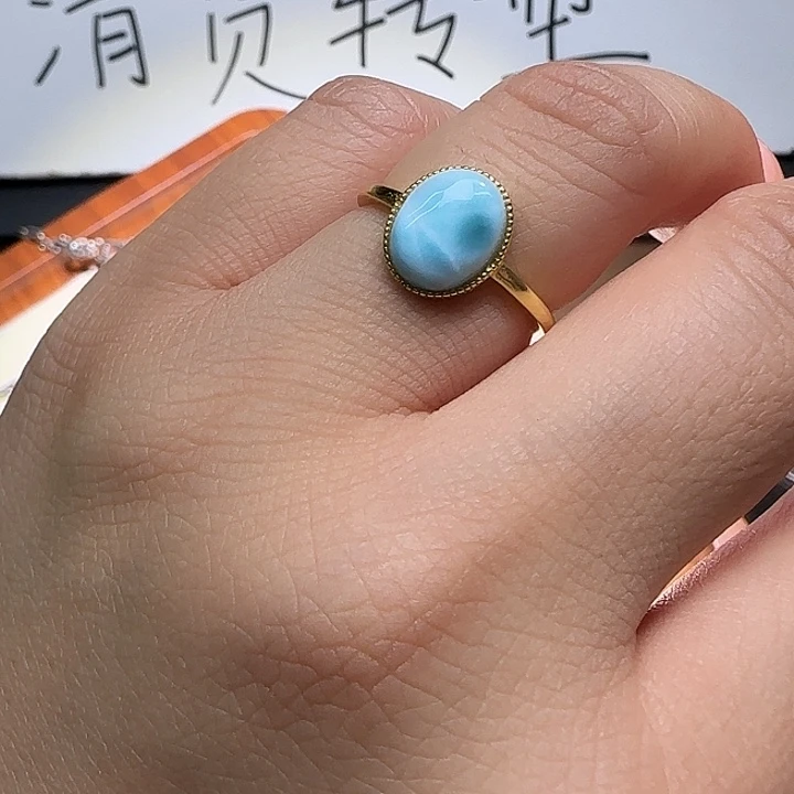 水晶戒指银S925镶嵌
