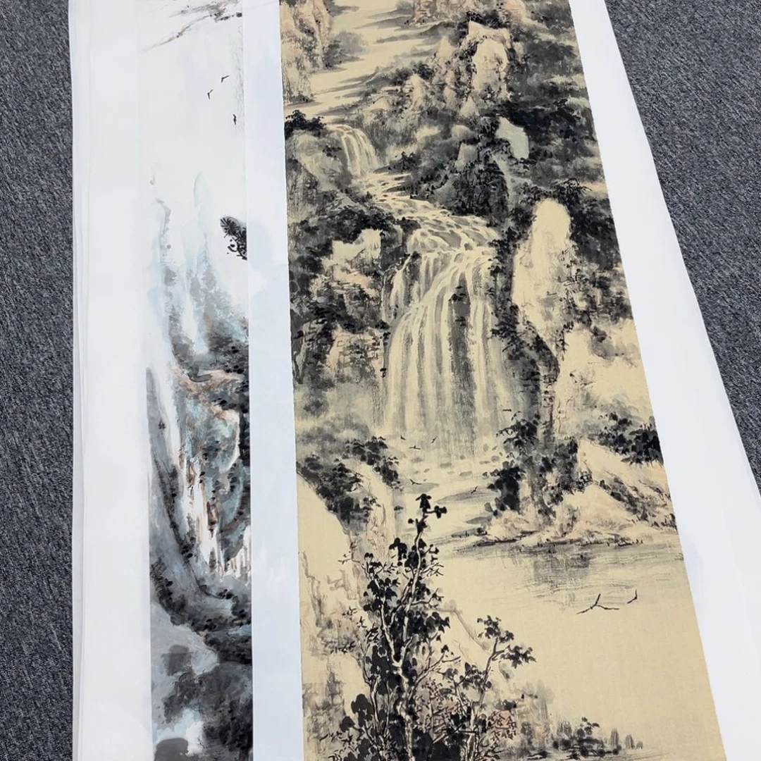 国画绘画作品多次参加全国
