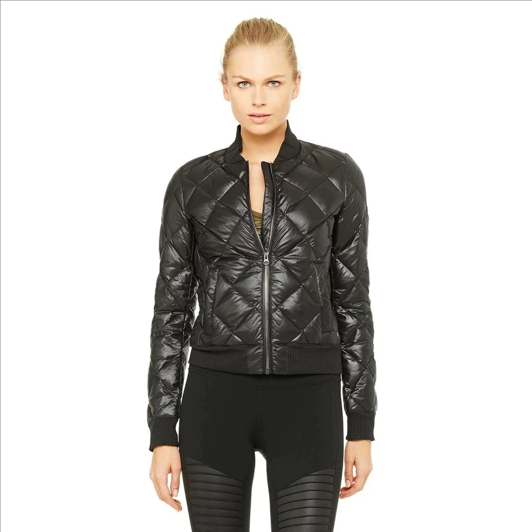 【断码福利】欧美时尚长袖开衫拉链运动外套服上衣女短款显瘦