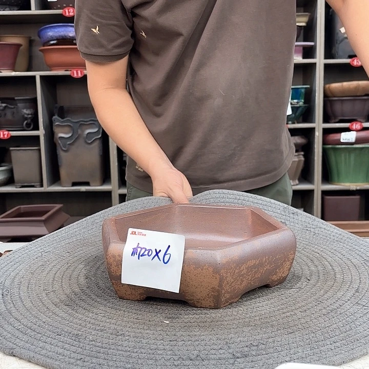 紫砂花盆紫砂的颜色很好看