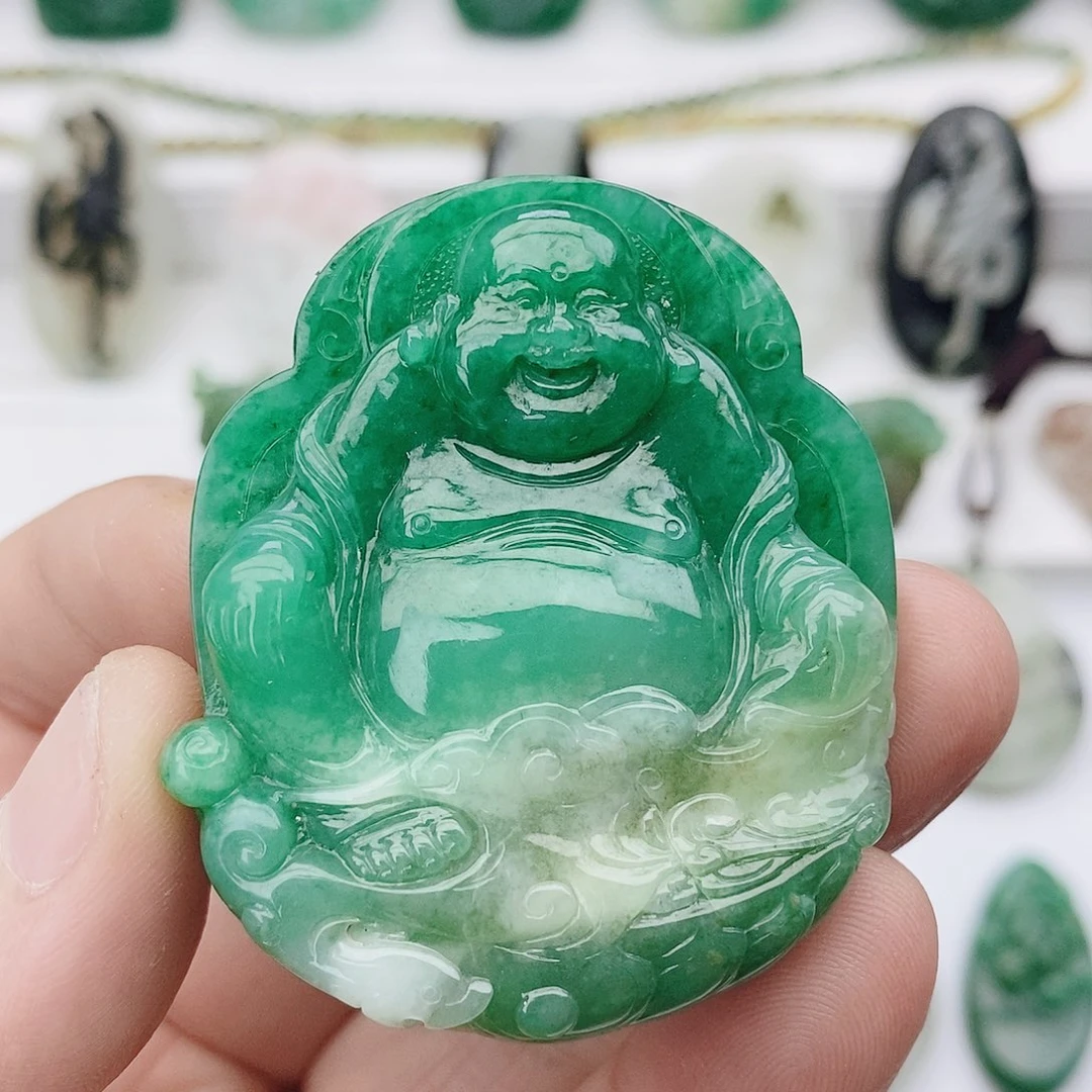 独山玉未镶嵌颈饰