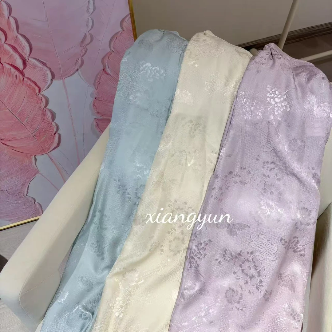 杭绫阔腿裤真丝新中式气质春夏宽松时尚休闲百搭女士直筒夏季