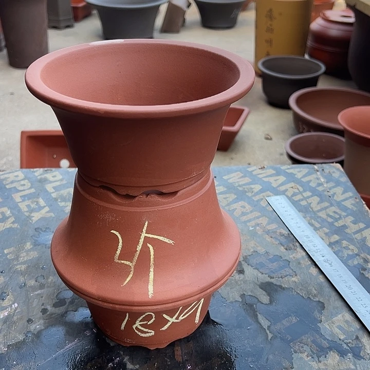 紫砂花盆透气花盆