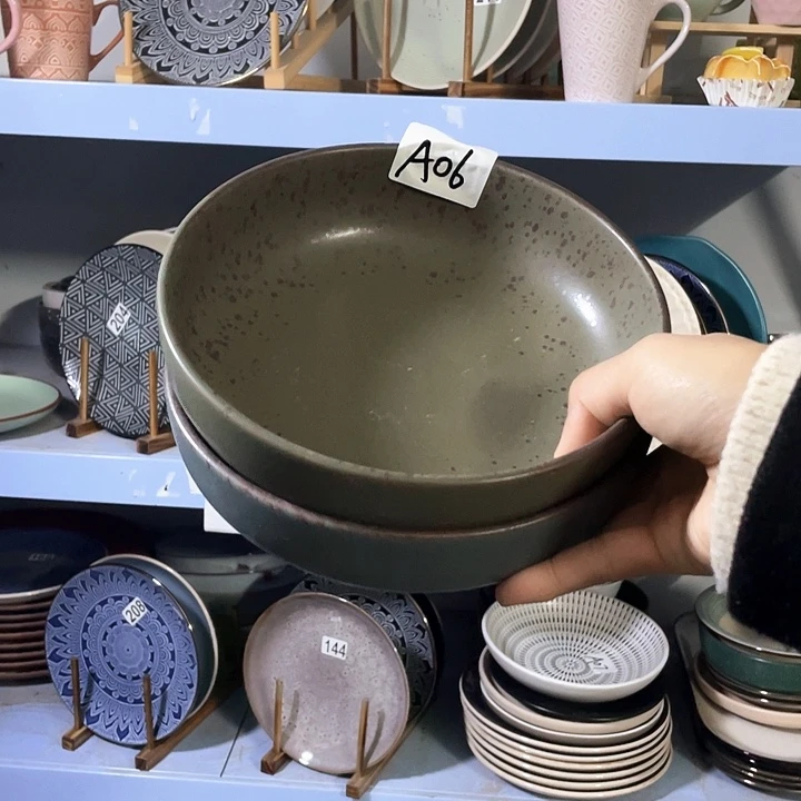 瓷2只高温釉下彩陶瓷餐具