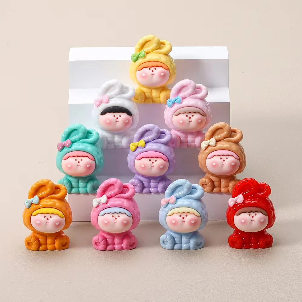 【单许愿+开火车+对对碰】实色兔子李四摆件