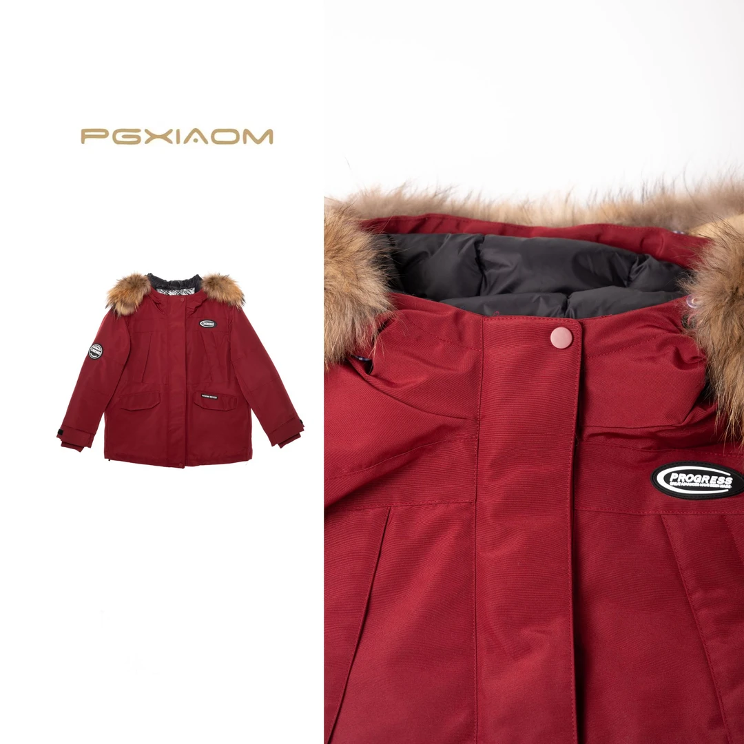 胖哥精选女鞋小个子定制派克羽绒服外套YR9628