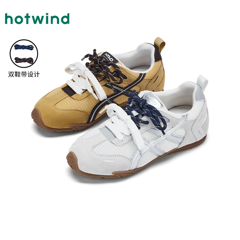 热风2025年秋季新款女士时尚休闲鞋H11W25745