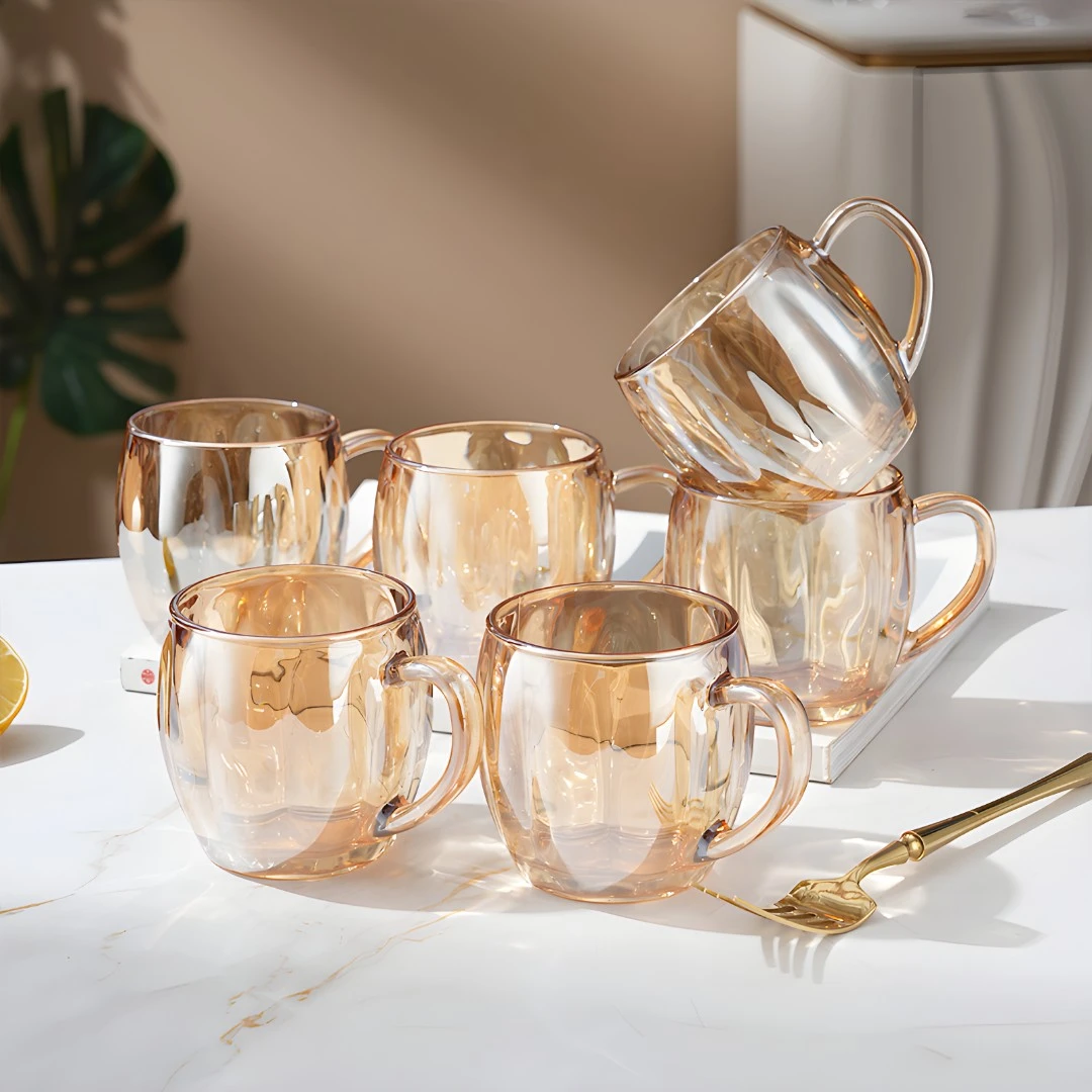 【补差价链接 勿拍】水晶玻璃家用水杯简约百搭招亲待客水杯