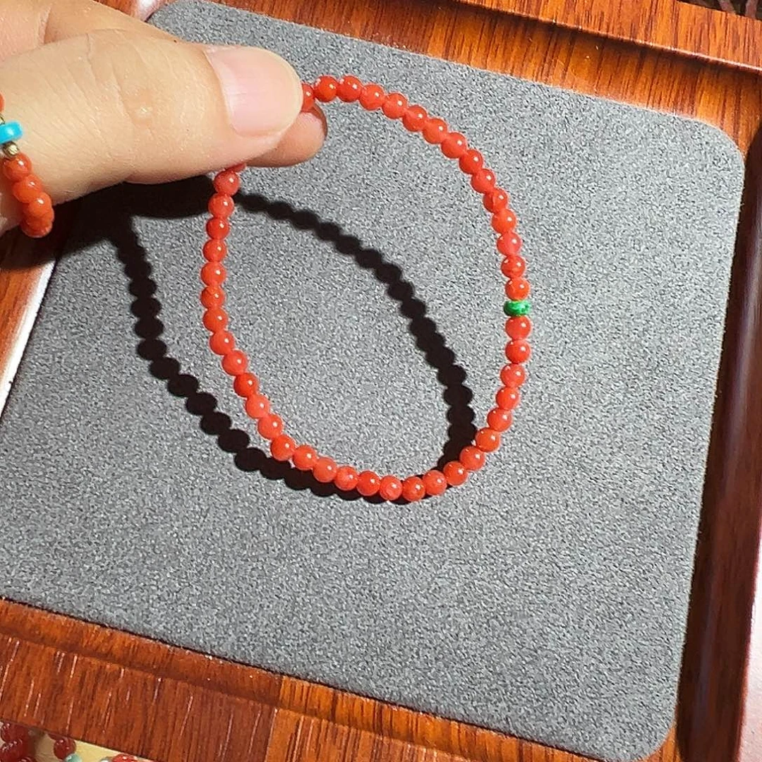 南红玛瑙未镶嵌手链