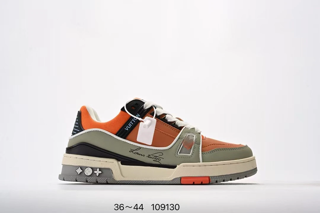 【莆田】所见即所得春季圆头系带休闲板鞋板鞋低帮拼接脏脏风