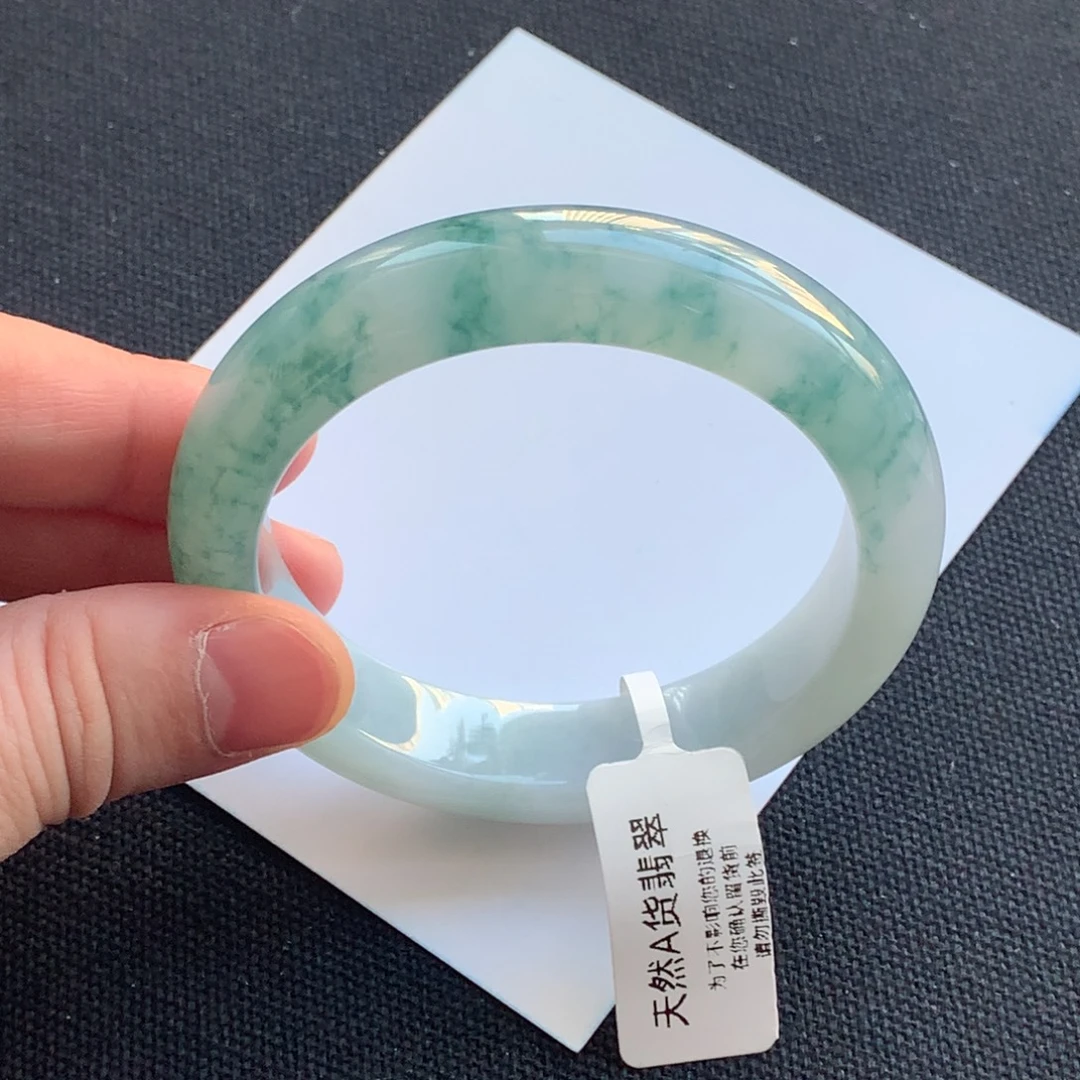 翡翠未镶嵌手镯28号