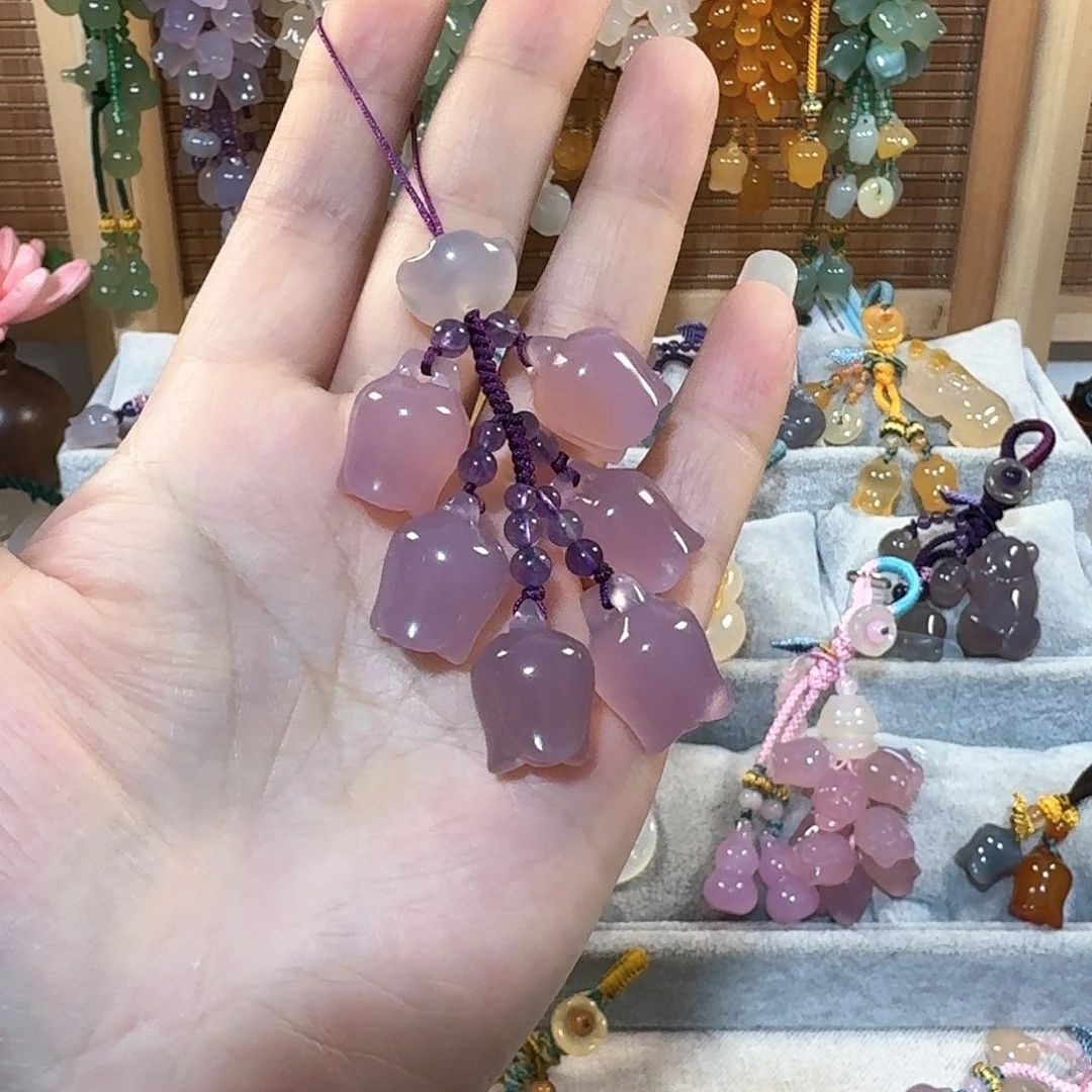 玛瑙/玉髓小挂件未镶嵌